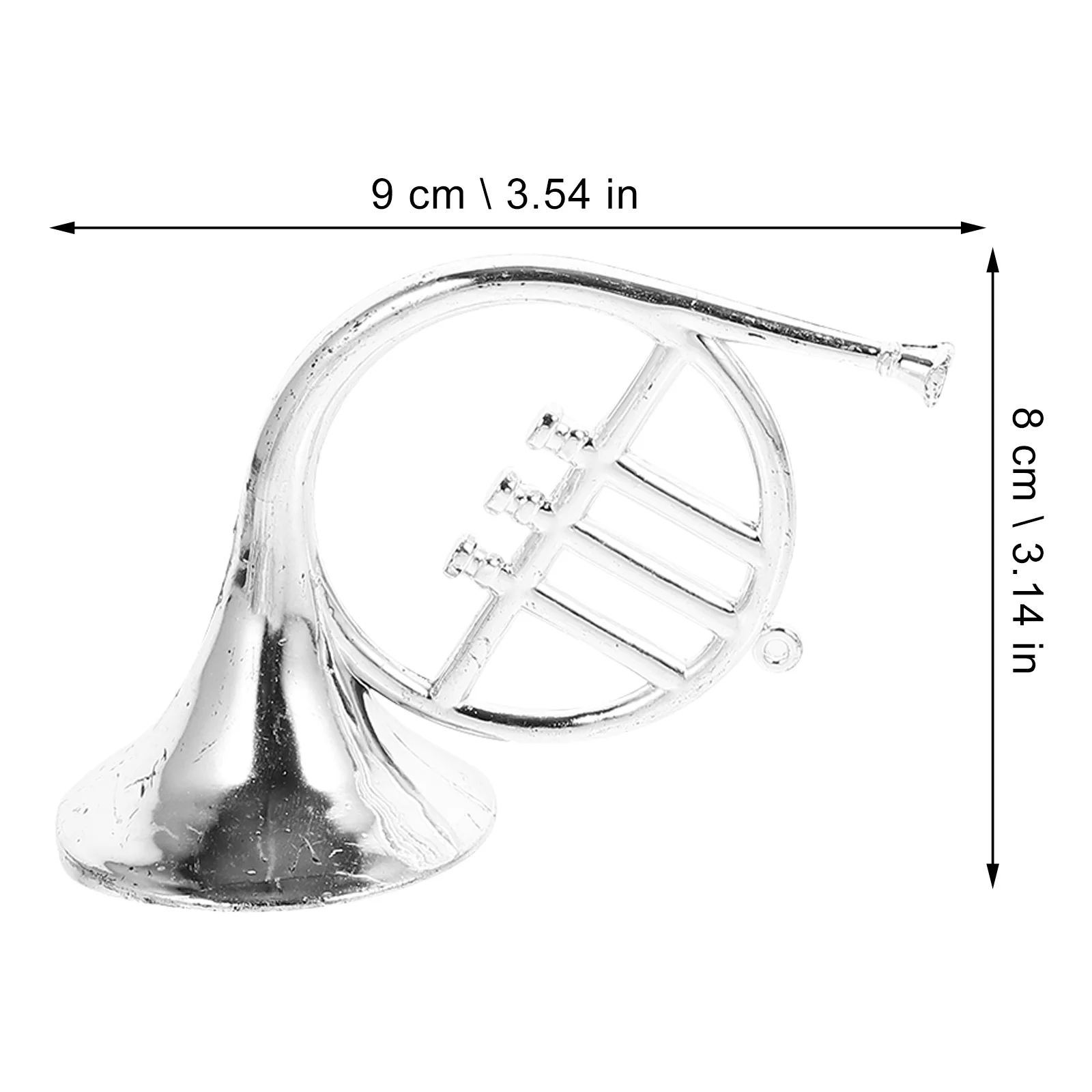 Миниатюрный кулон с рогом валика