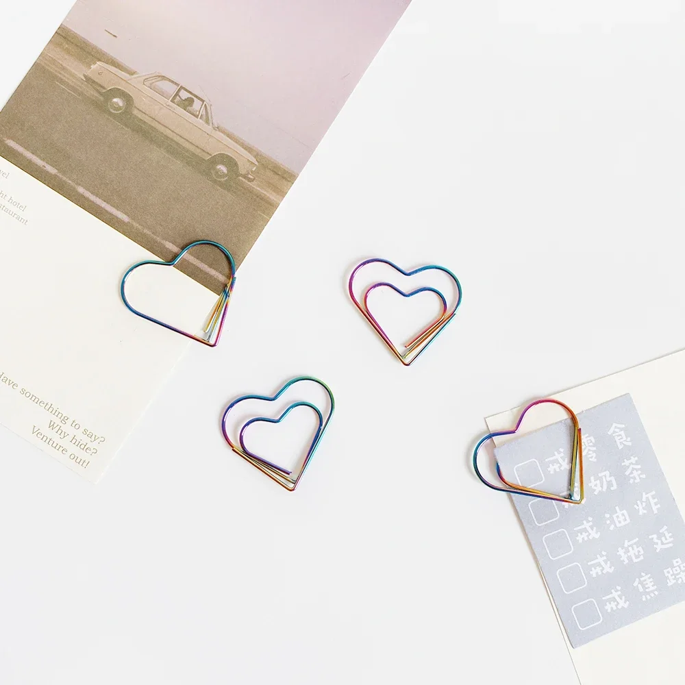 Металлические скрепки в форме сердца - Фотография_5