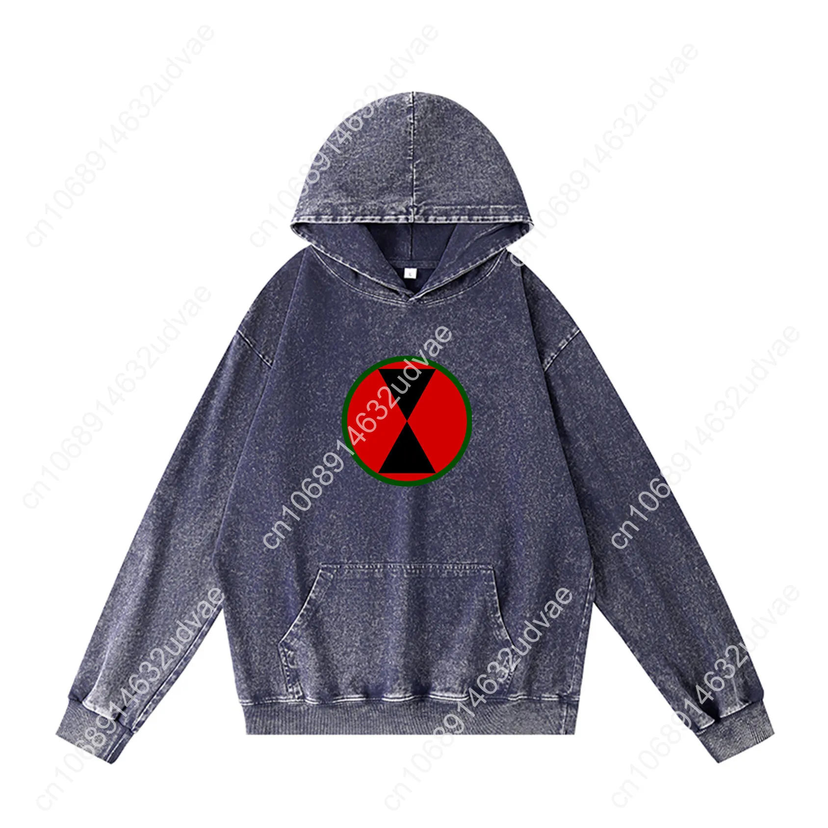 Толстовки с капюшоном 7-й пехотной дивизии в стиле ретро - Фотография_3