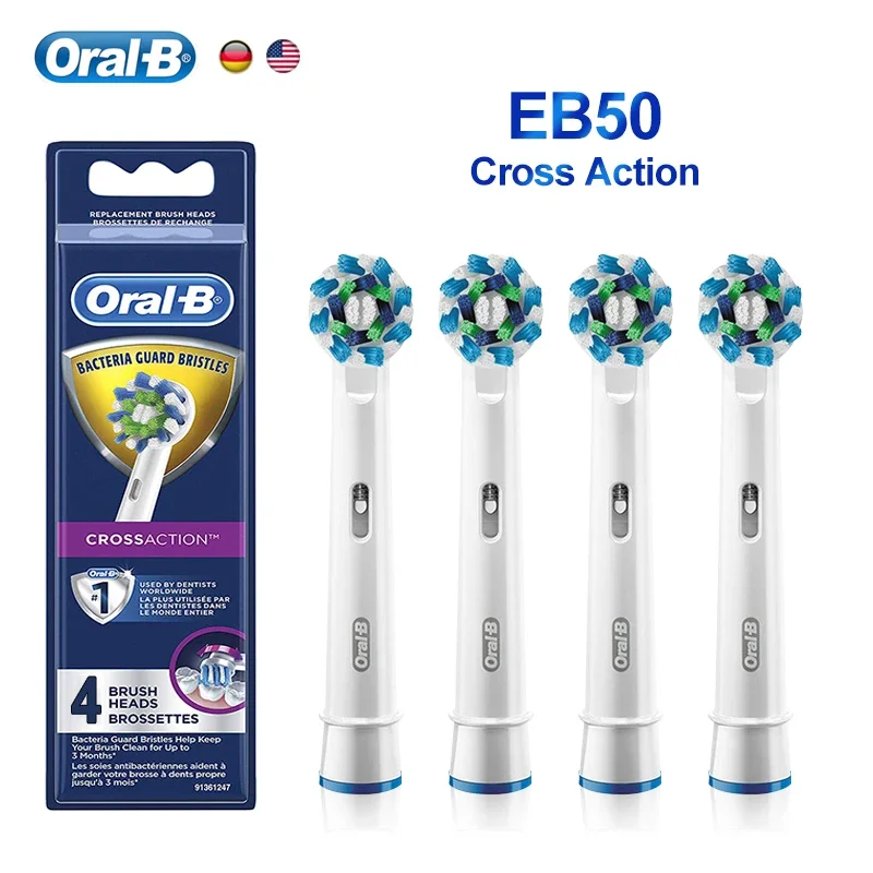Оригинальные насадки для щеток oral b eb50