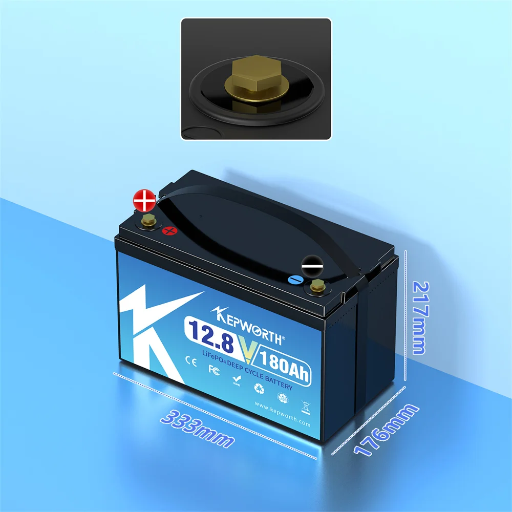 Kepworth 12 в 180 ач 300 ач литий-железо-фосфатный - Фотография_4