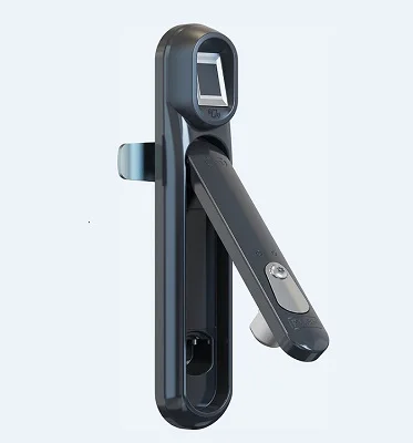 Замок шкафа с отпечатками пальцев