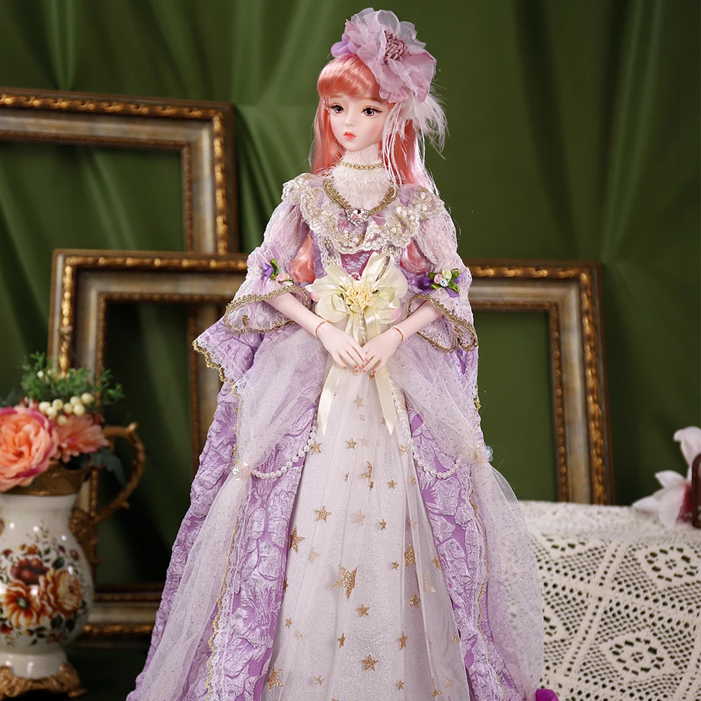 Шарнирная кукла dream fairy 1/3 bjd 62 см в королевском стиле - Фотография_3