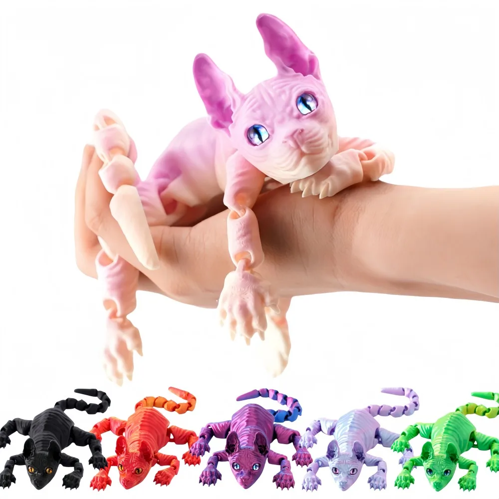 3d печатный сфинкс кошка непоседы