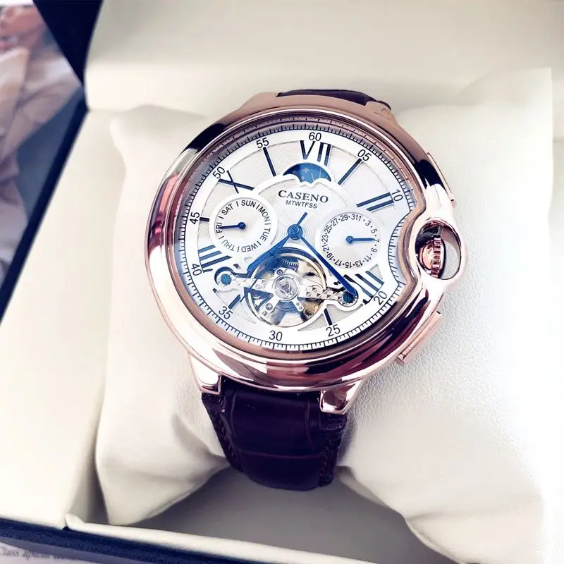 Сапфировые полые автоматические механические часы - Фотография_3