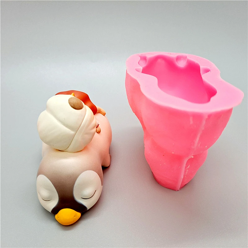 Fan yong four penguin girl силиконовая форма - Фотография_2