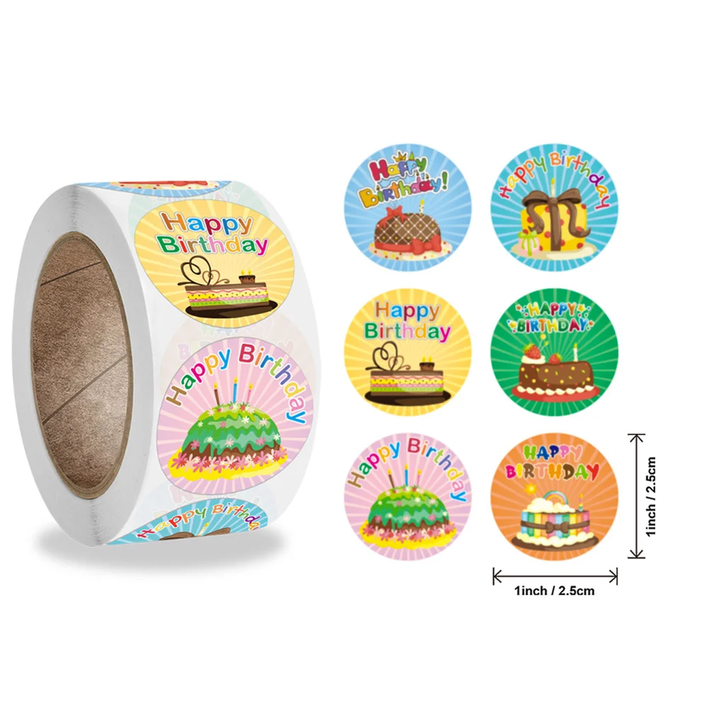 Наклейки с днем рождения - Фотография_2