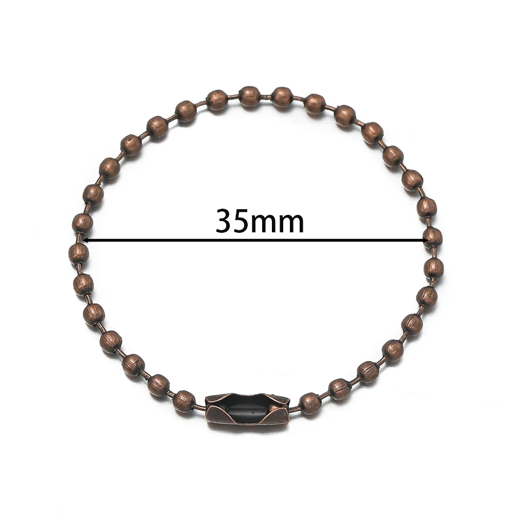 Круглые шариковые цепочки из бисера - Фотография_2