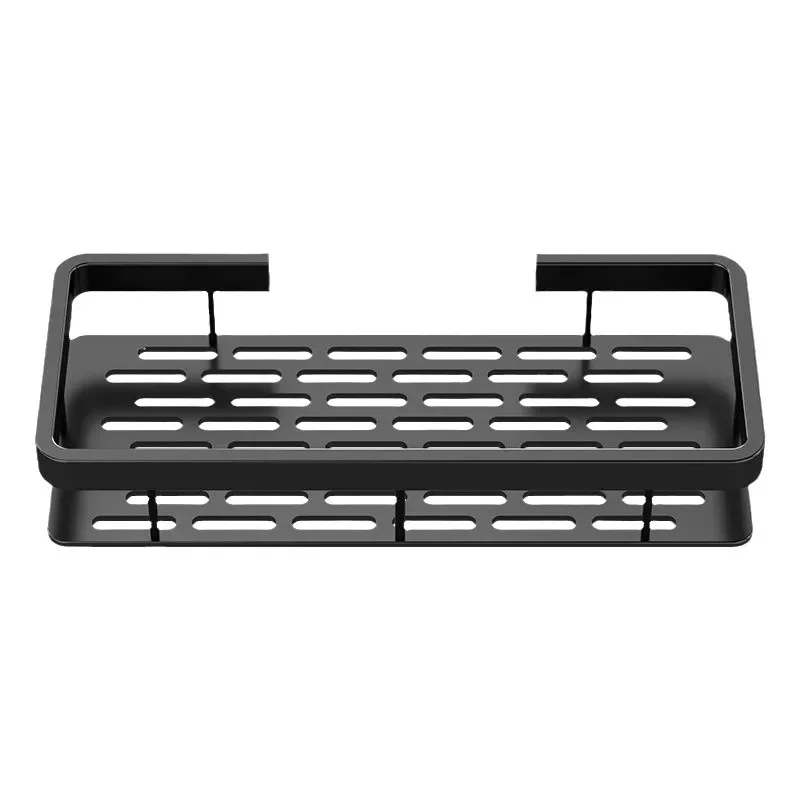 Черные полки для ванной комнаты - Фотография_4