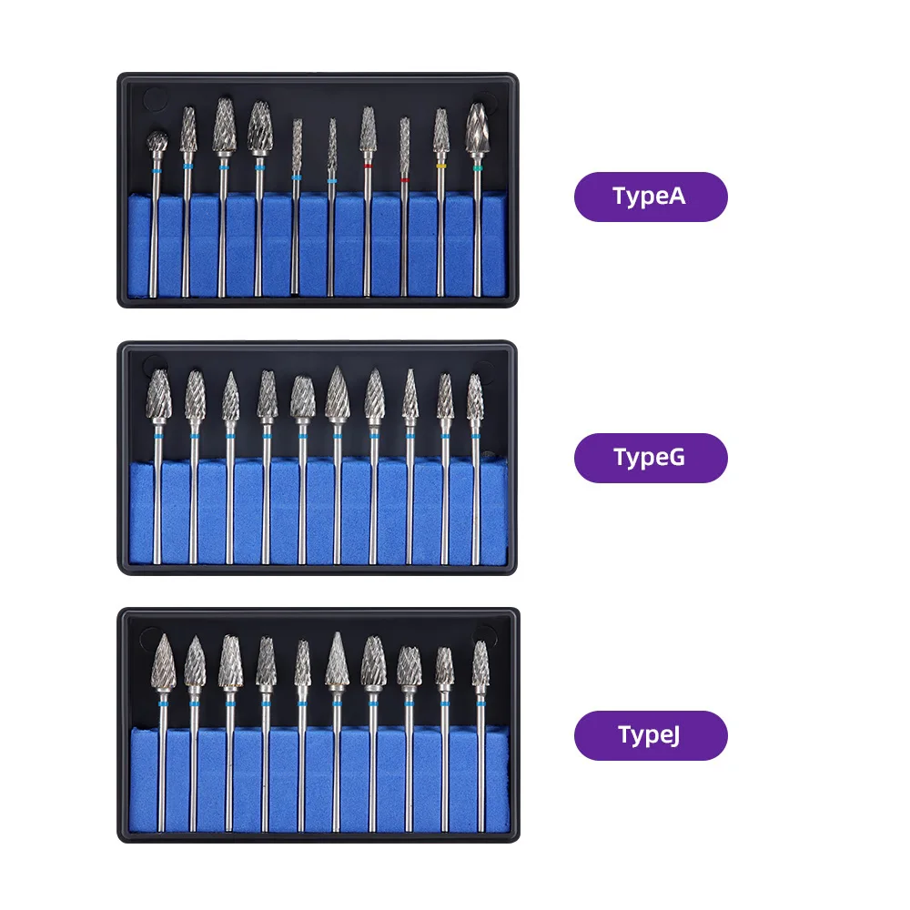 1 коробка, набор твердосплавных сверл dental - Фотография_3