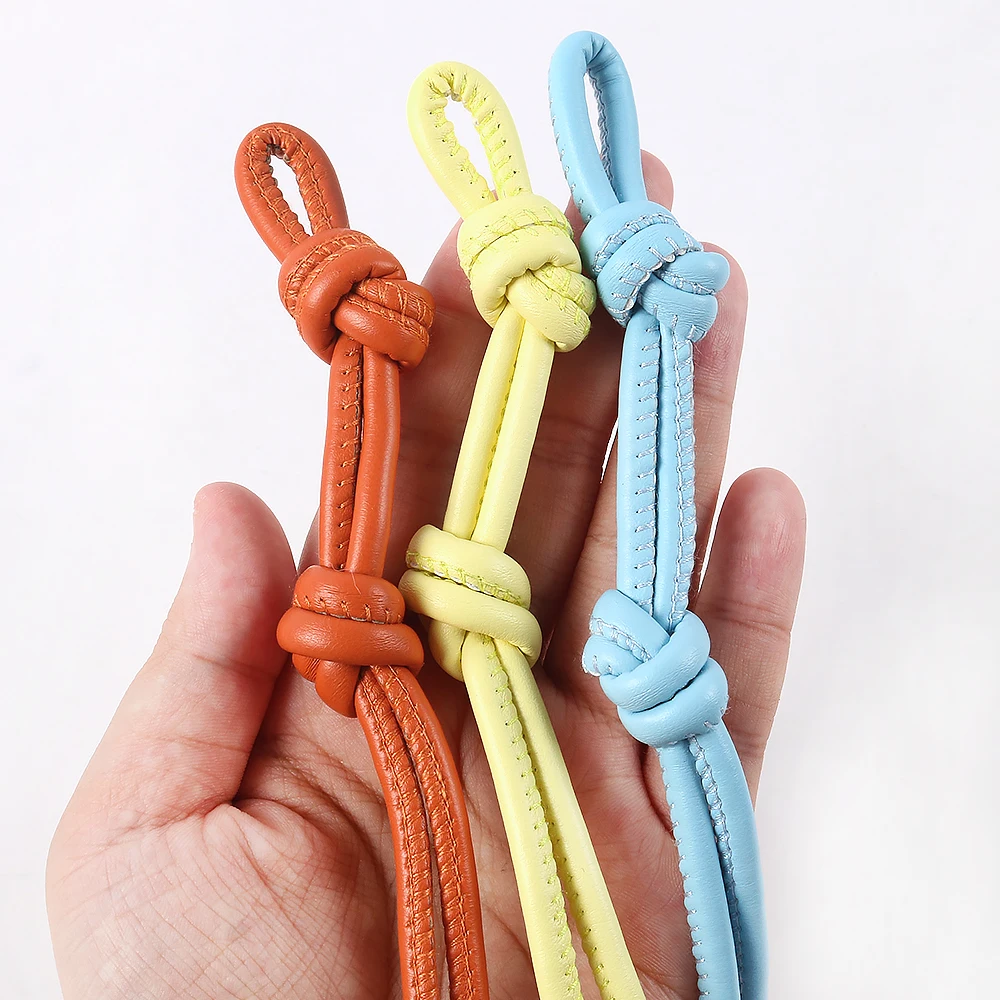 Тканый ремешок из искусственной кожи с двойным узлом - Фотография_6