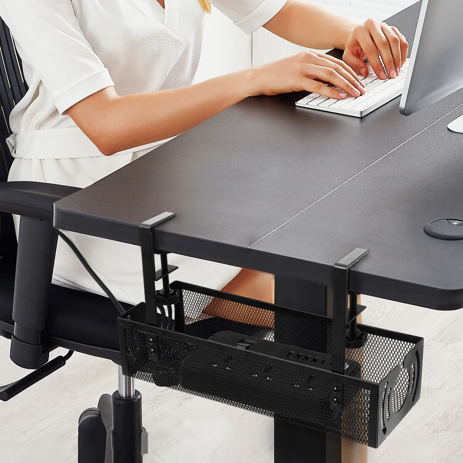 1 комплект, органайзер для кабеля под столом - Фотография_6