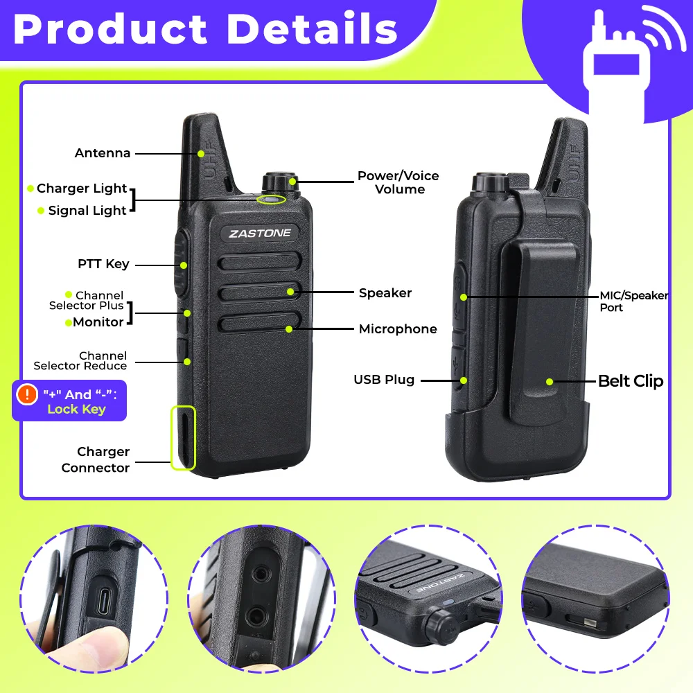 Мини-рация x6 uhf - Фотография_3