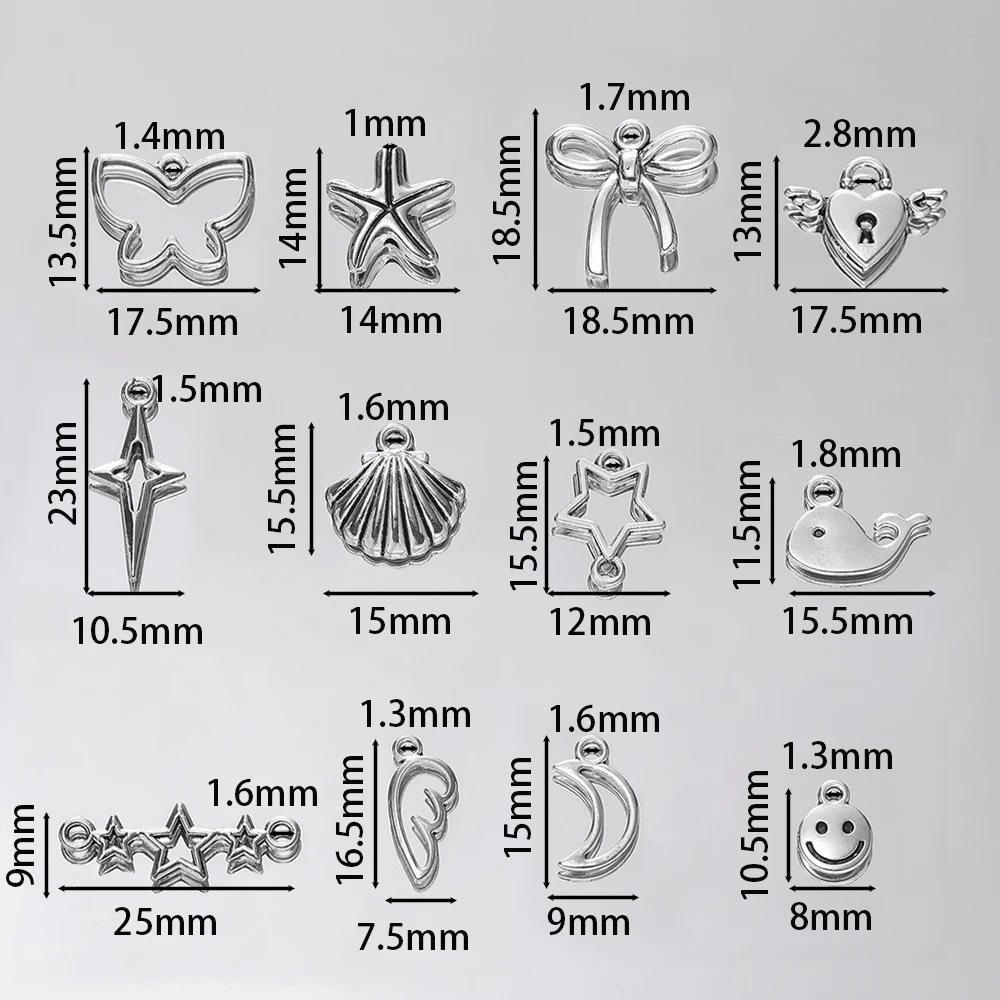 12 стилей, металлический сплав - Фотография_2