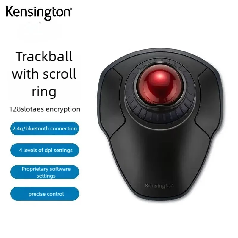 Беспроводная трекбольная мышь kensington orbit 2
