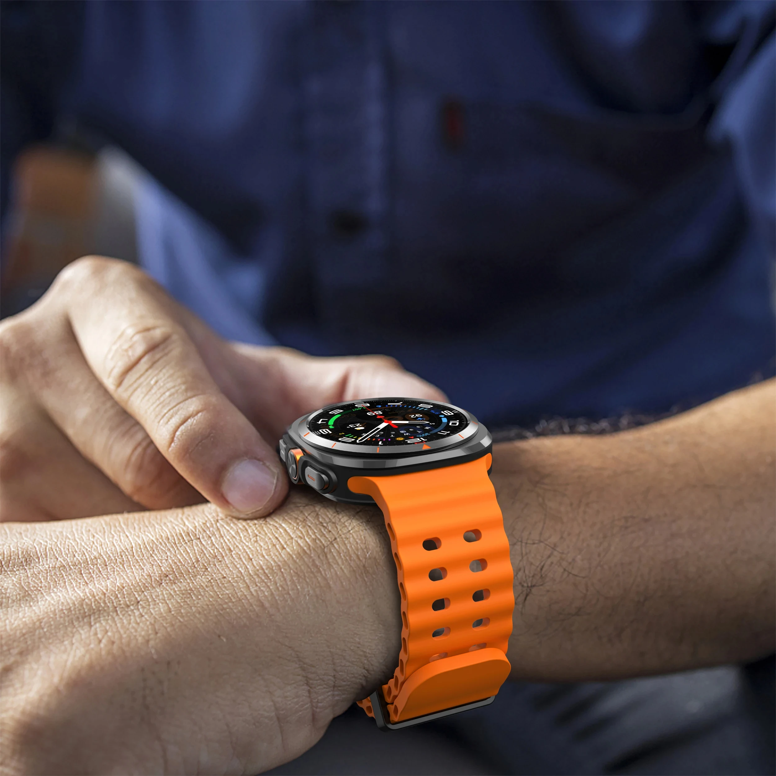 Оригинальный ремешок для часов samsung galaxy watch ultra 47 мм - Фотография_4