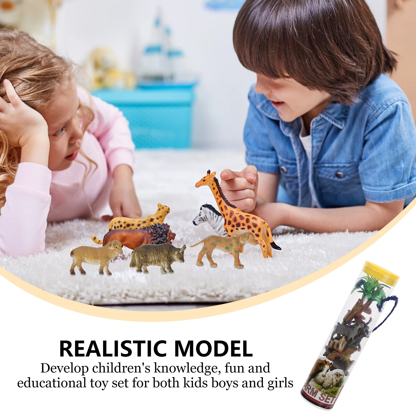 Миниатюрный набор сельскохозяйственных животных - Фотография_2