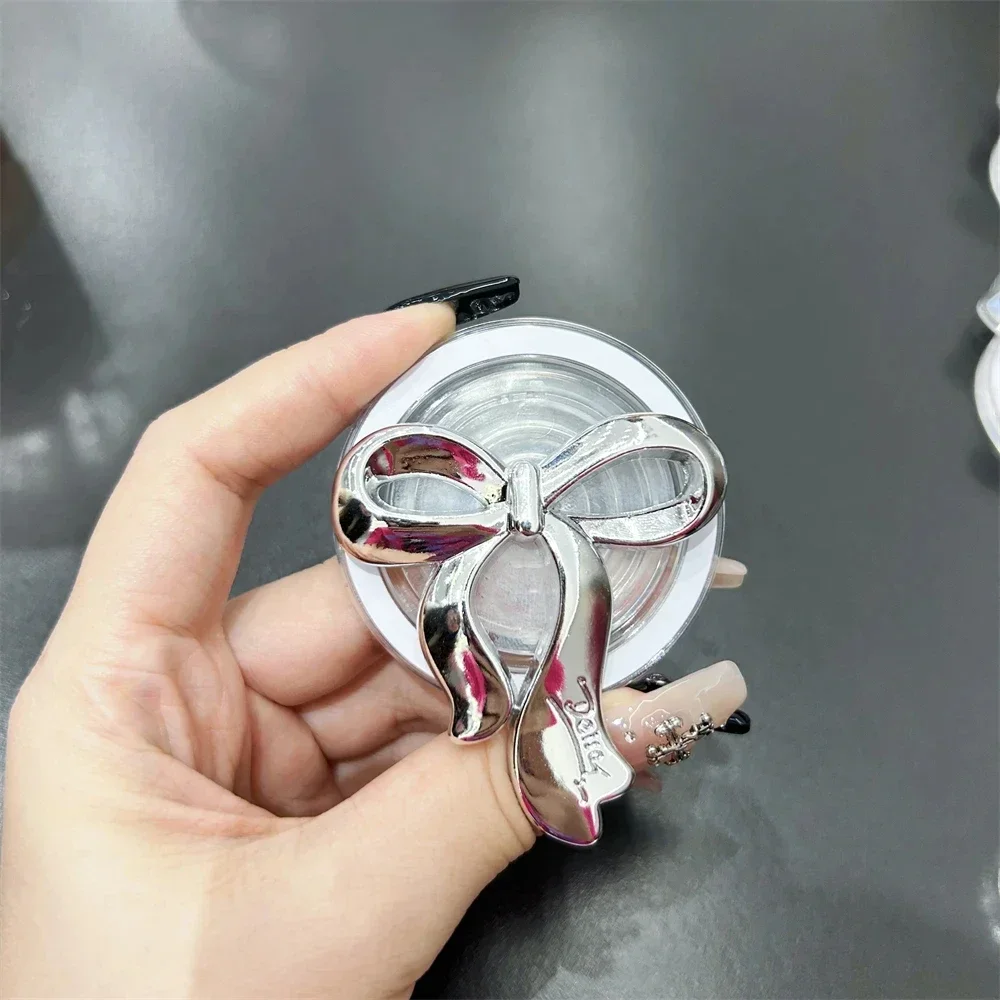 Ins корейский серебряный бант для magsafe griptok - Фотография_3