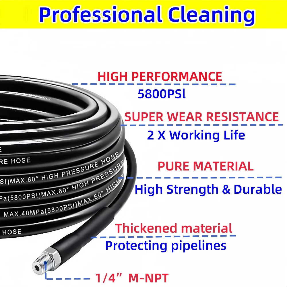 Шланг для очистки канализационного дренажа - Фотография_3