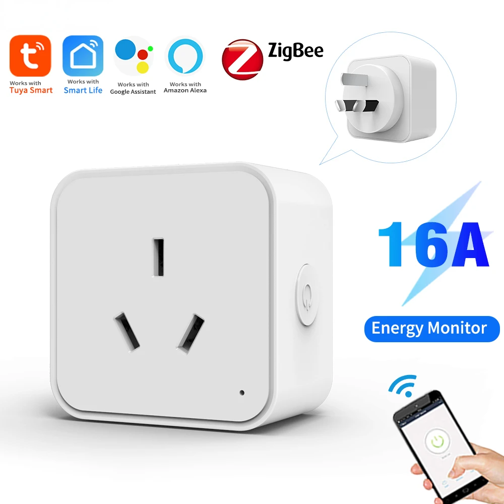 Умная розетка tuya zigbee