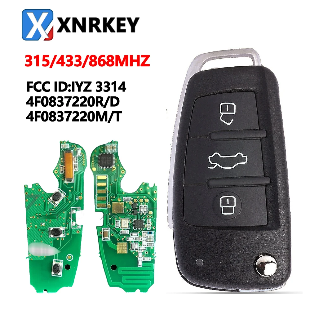 Xnrkey 3-кнопочный автомобильный