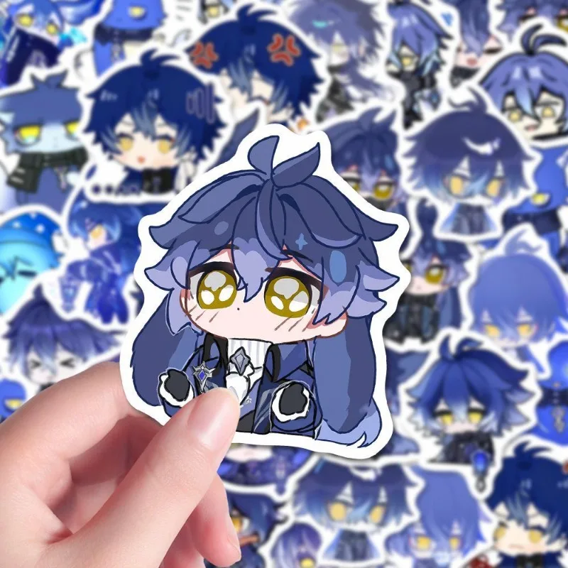 Genshin impact аниме наклейки фланеры - Фотография_4