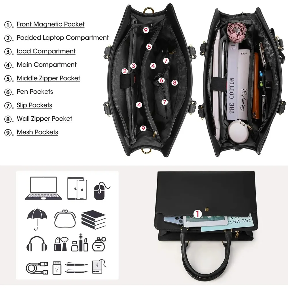 Женская сумка-тоут для ноутбука 15 - Фотография_5