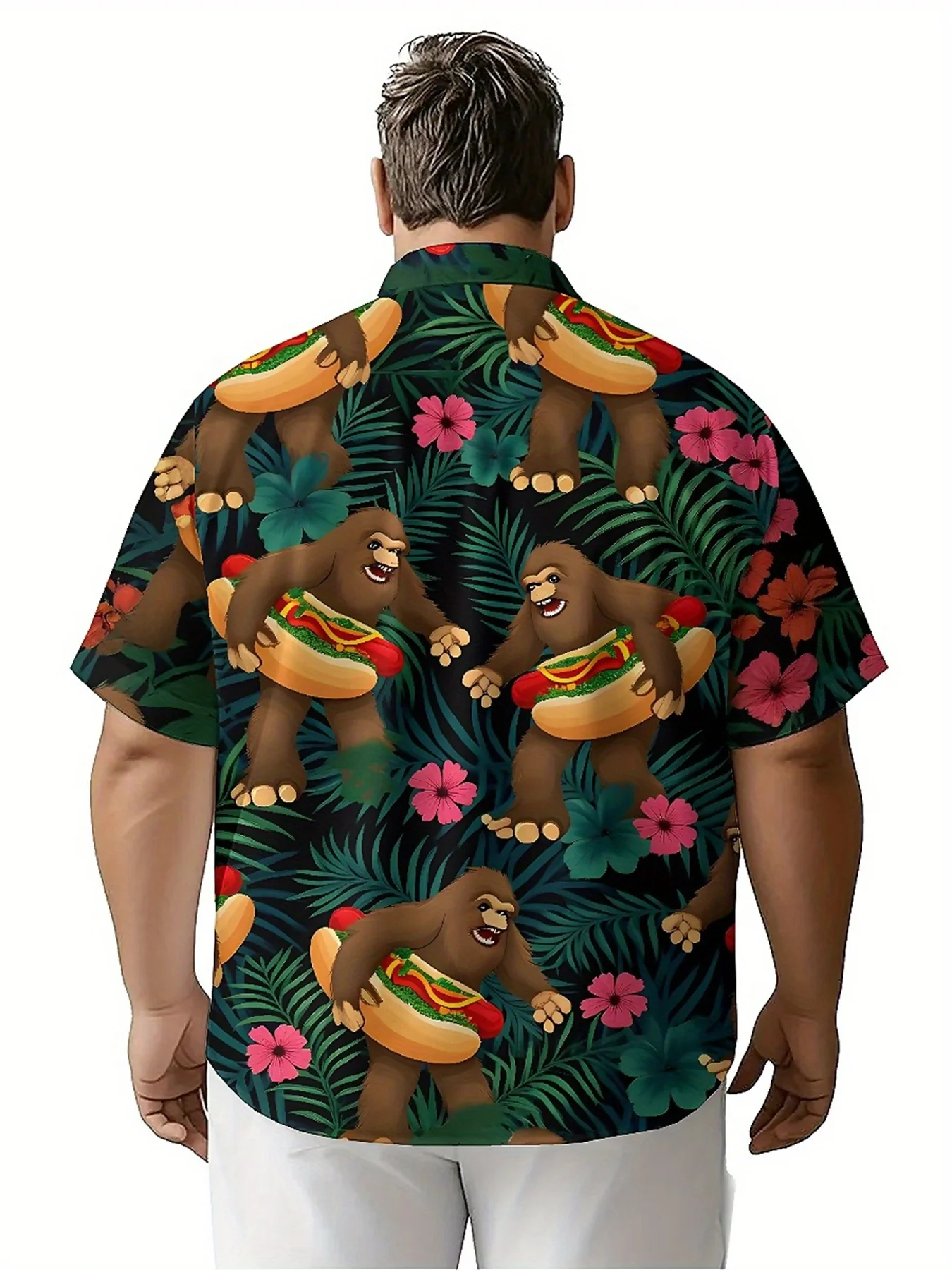 Мужские гавайские рубашки больших - Фотография_4