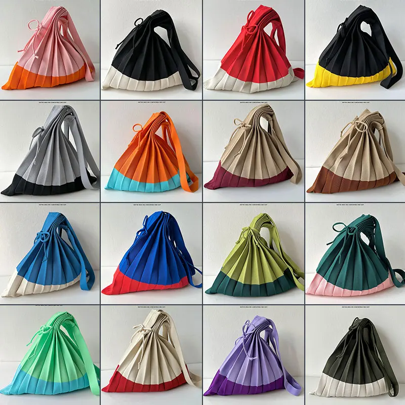 Новая вязаная большая сумка со складками - Фотография_5