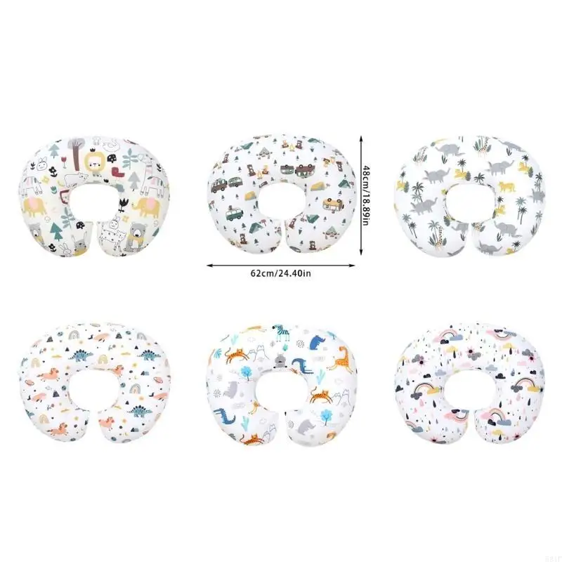 581f дышащая хлопковая подушка для кормления с прекрасным узором - Фотография_6