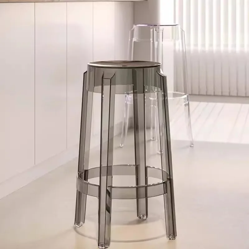 Акриловые прозрачные барные стулья