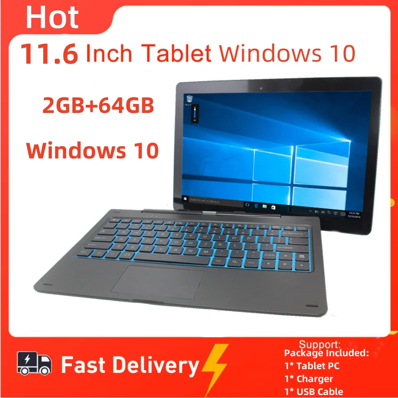 11,6-дюймовый планшетный пк с windows 10