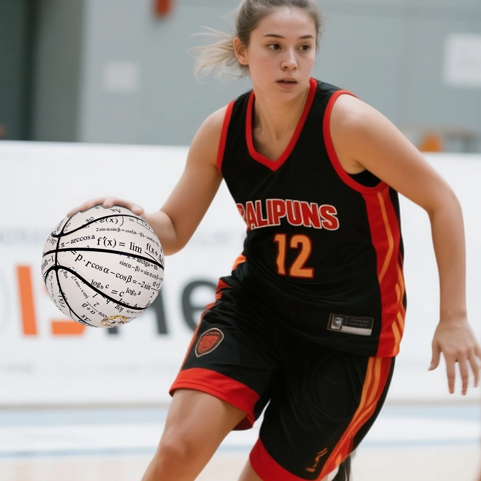 Меняющий цвет баскетбольный мяч