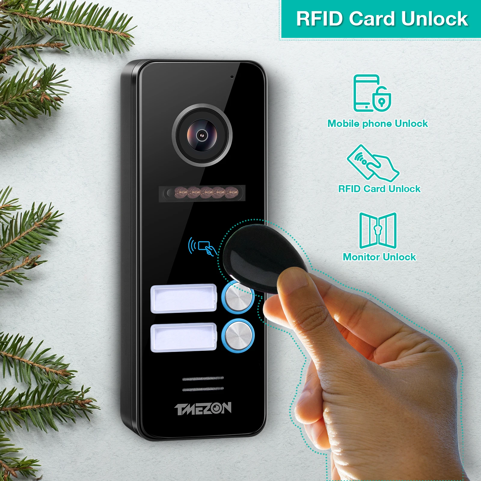 Проводной дверной звонок tmezon 1080p (необходимо работать с mz-ip-v726tw - Фотография_2