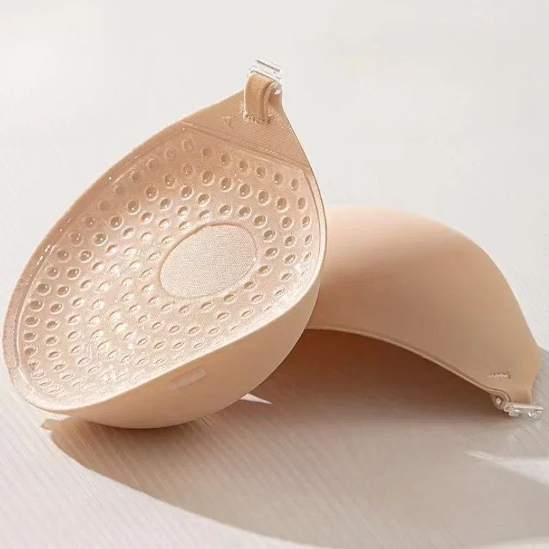 Утолщенный сексуальный женский дышащий клейкий бюстгальтер 5 см - Фотография_6