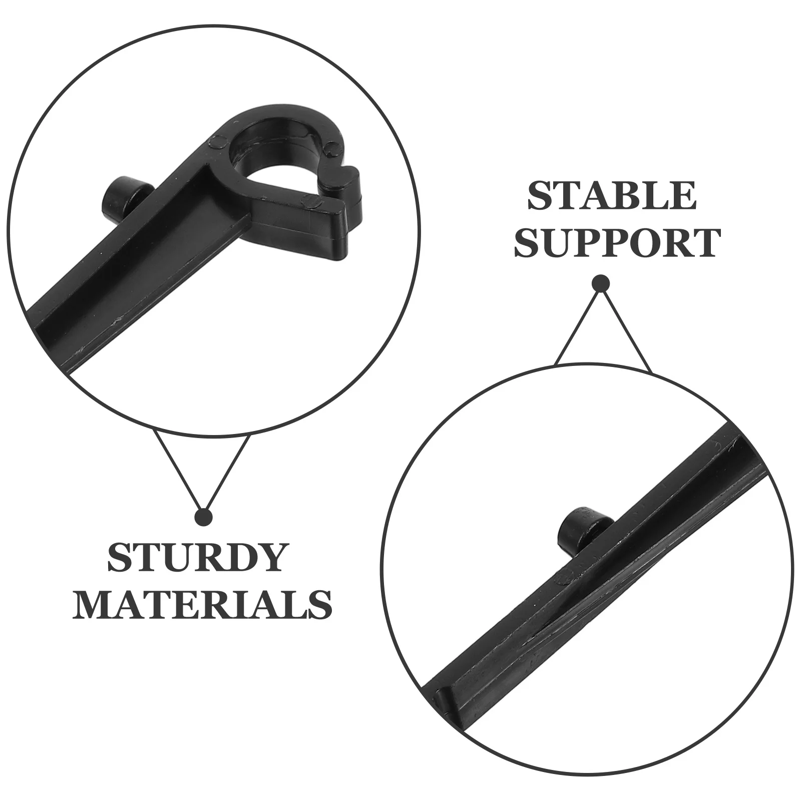 Черные сетчатые защитные зажимы - Фотография_2