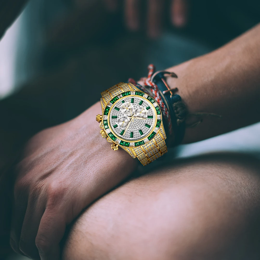 Популярные модные зеленые часы - Фотография_4