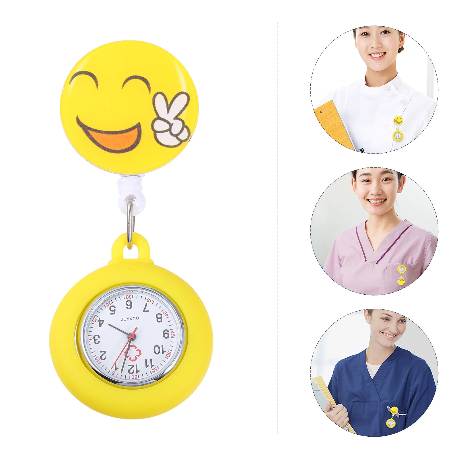 Карман для медсестры с лацканами для медицинских часов с клипсой - Фотография_2