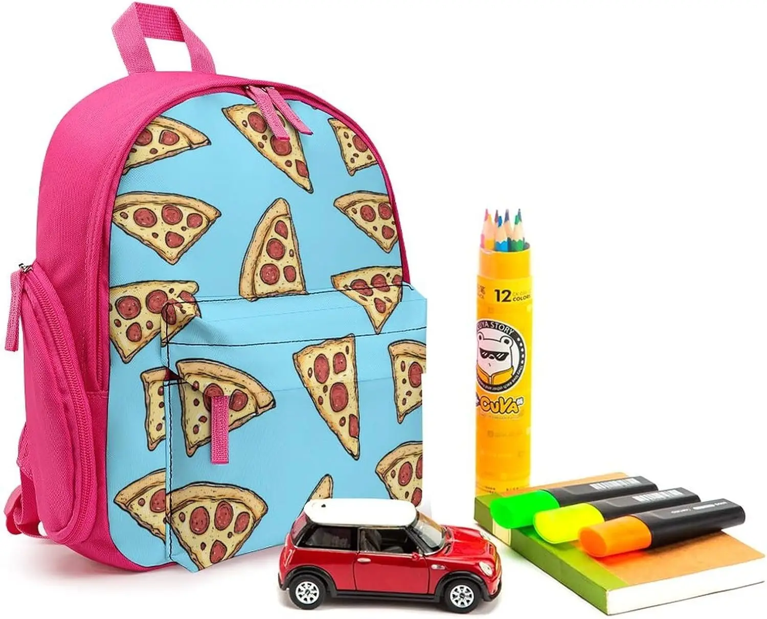 Итальянский рюкзак для ноутбука с едой для пиццы - Фотография_3