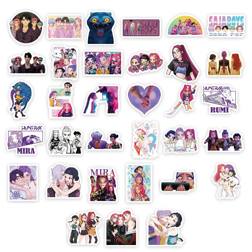 Kpop наклейки «охотники на демонов» saja для мальчиков - Фотография_2