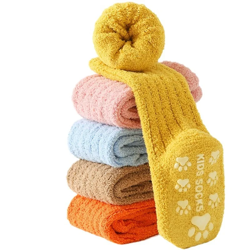 Теплые детские носки до середины икры - Фотография_6