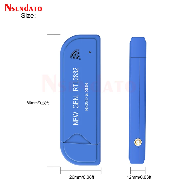 Цифровой тюнер rtl2832u & r828d sdr usb2.0 tv stick - Фотография_5