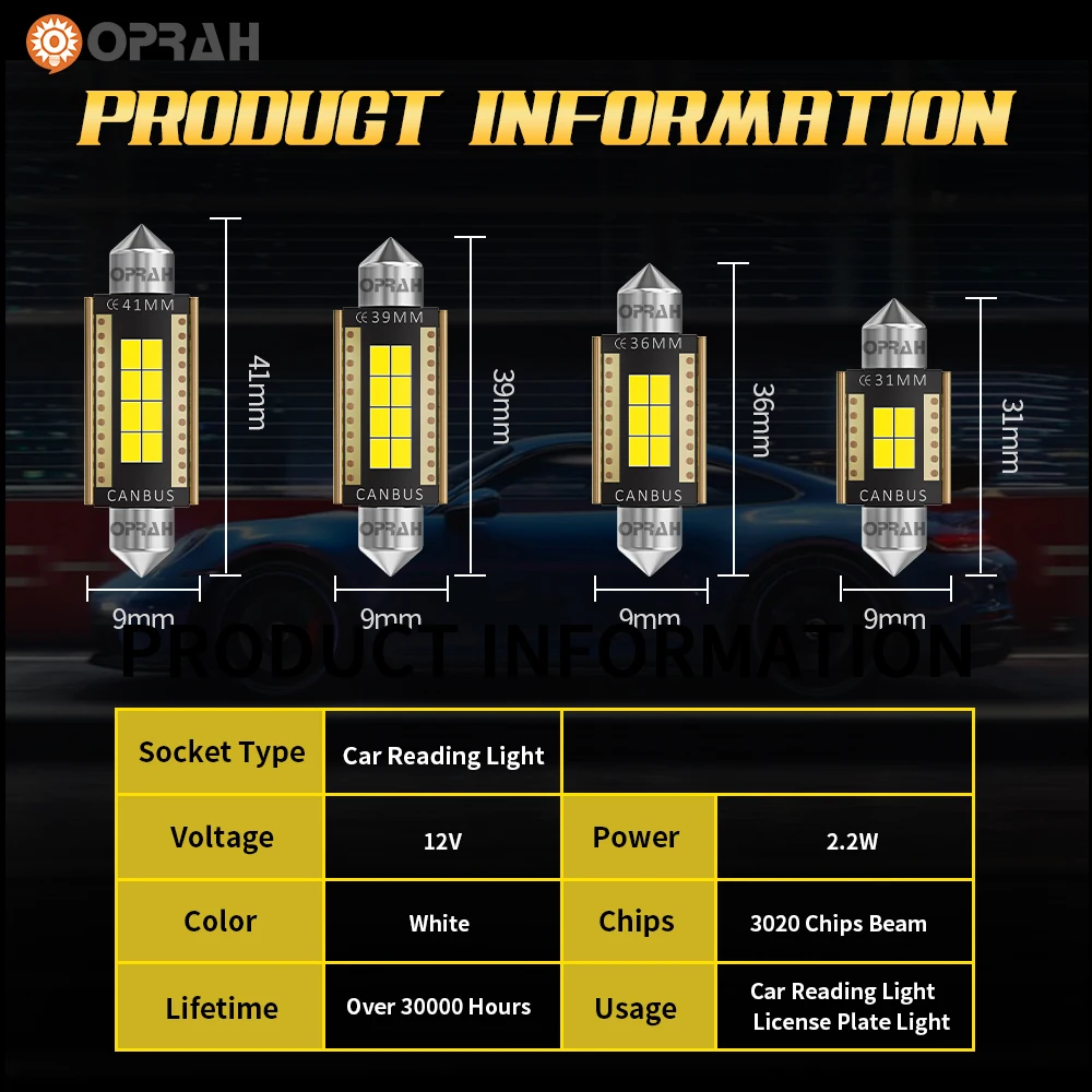 2x c10w c5w светодиодный canbus - Фотография_6