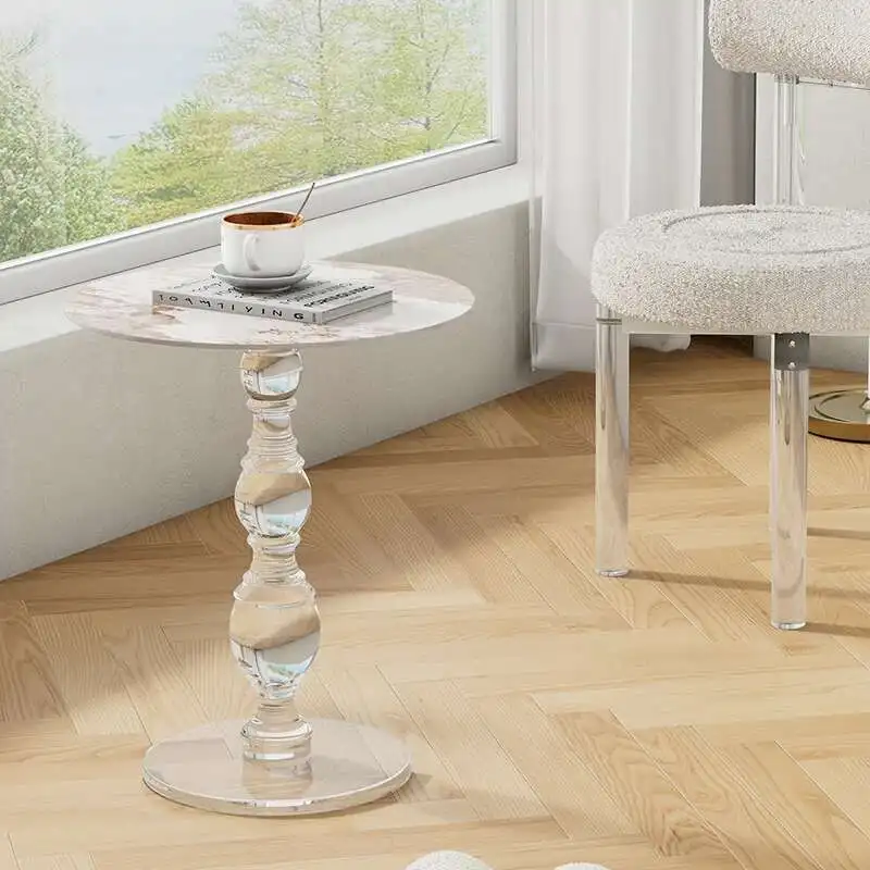 Журнальный столик из закаленного стекла для гостиной - Фотография_3