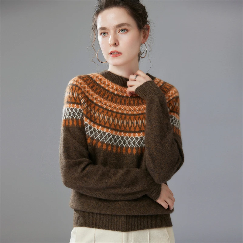 Женский свитер из 100% козьего - Фотография_4