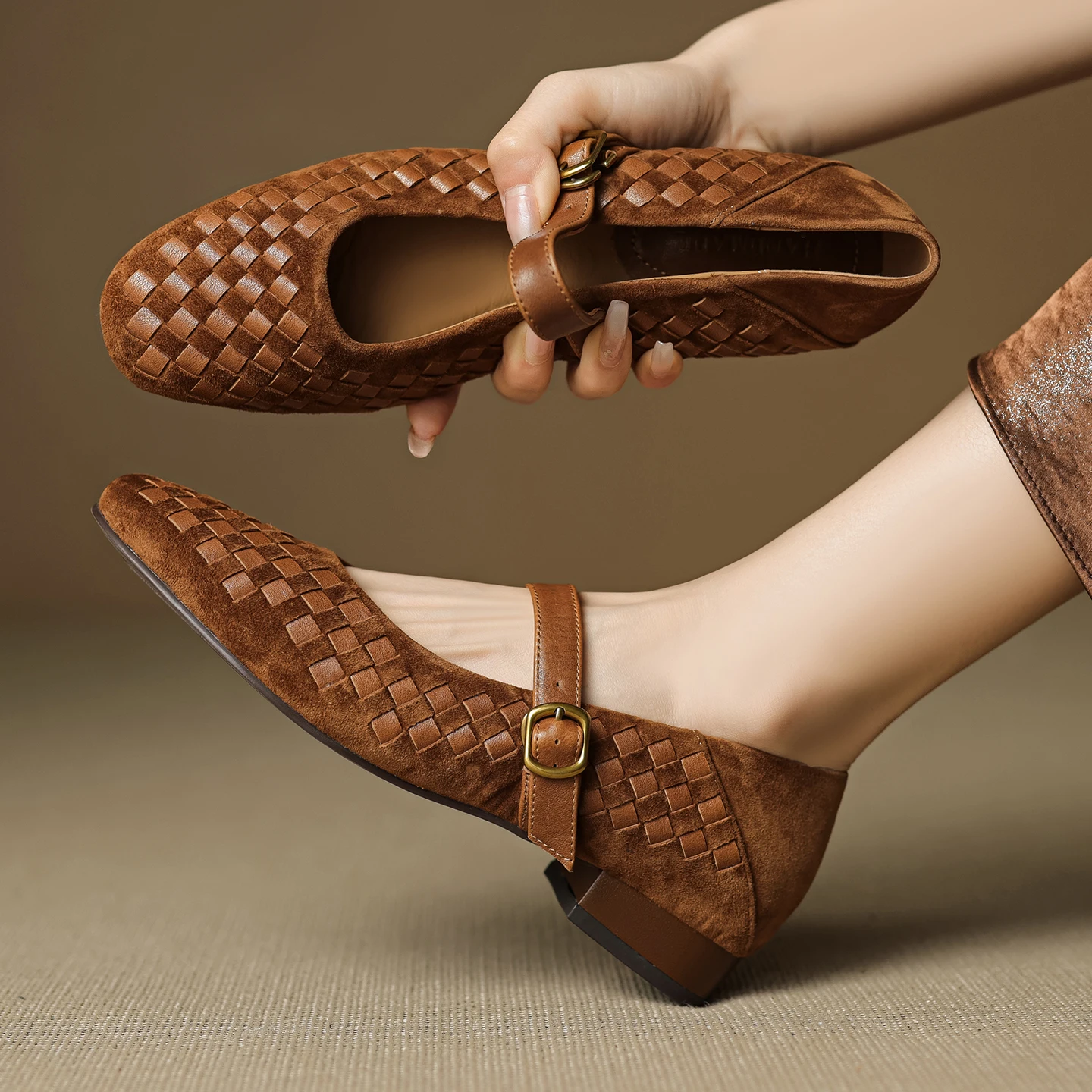 Туфли мэри джейн на низком каблуке - Фотография_2