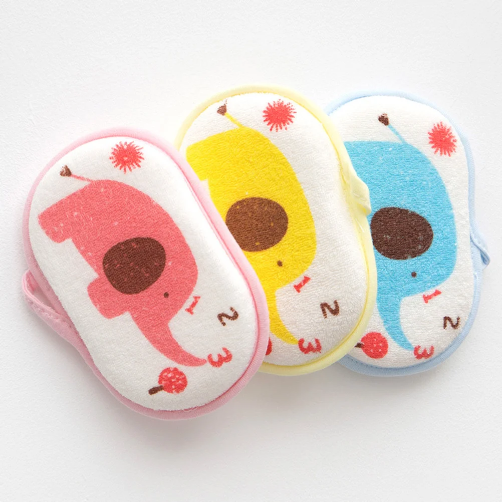 Детская губка для ванны из натурального хлопка - Фотография_2