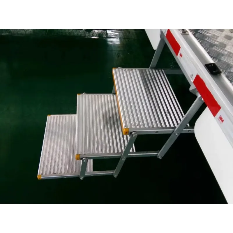 Ручная складная ступенька для автофургона из алюминиевого сплава - Фотография_3