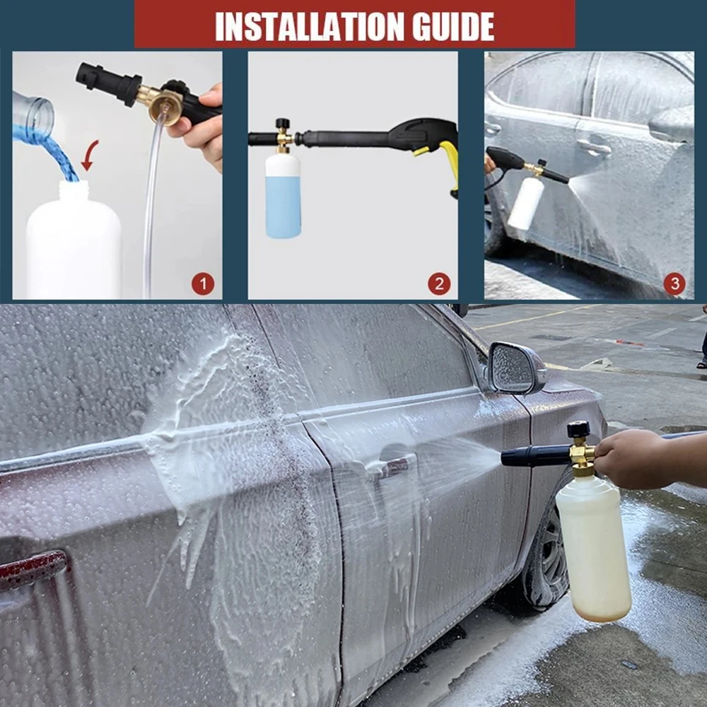 12 адаптеров, пенораспылитель для автомойки karcher/nilfisk и т - Фотография_5
