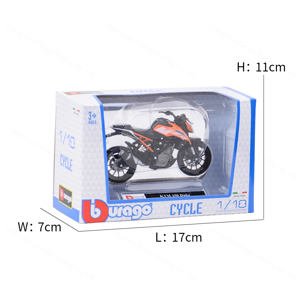 Bburago 1:18 ktm 250 duke - Фотография_4